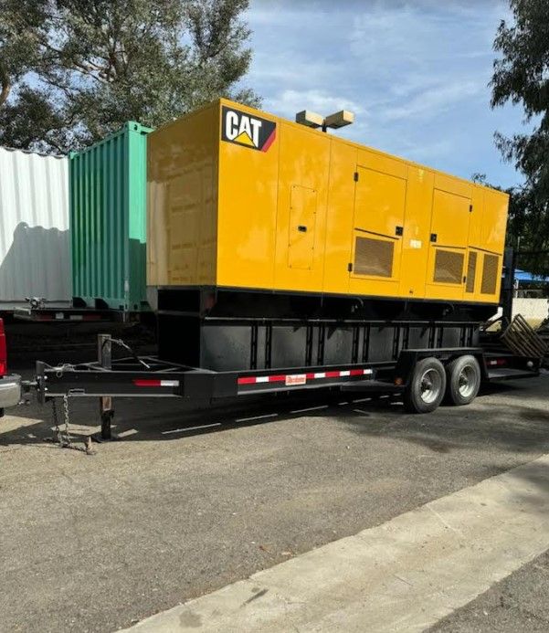 Caterpillar C15 Trailer Mounted Diesel Generator. -Tier 3