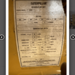 Caterpillar 3406C Diesel Standby Generator