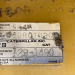 Caterpillar 3306B Standby Diesel Generator