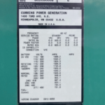 Cummins DFED Standby Diesel Generator