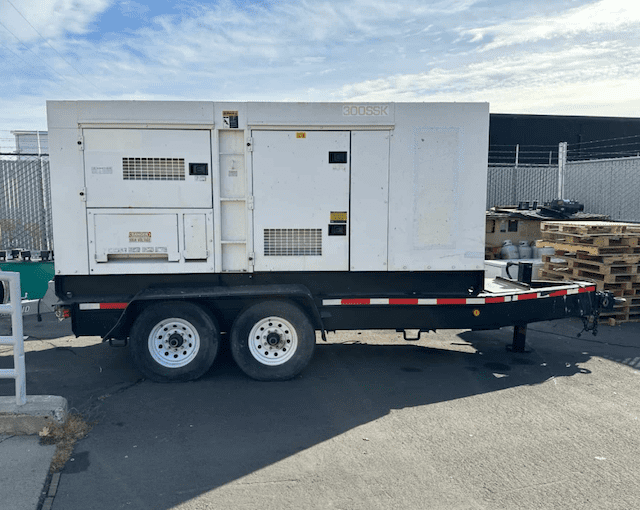 Trailer Mounted Diesel Generator: Multiquip DCA300SSK4