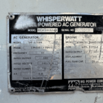 Trailer Mounted Diesel Generator: Multiquip DCA300SSK4