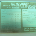 Multiquip DCA70SSJU4i - Trailer Mounted Diesel Generator