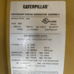 Caterpillar 3508B Standby Diesel Generator