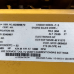 Caterpillar XQ350 Trailer Mounted Diesel Generator