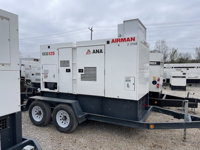 Airman SDG125S (Trailer Mounted) Diesel Generator