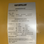 Caterpillar 3412C Standby Diesel Generator