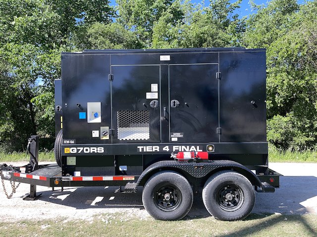 Diesel Generator: JCB G70RS &mdash; Trailer Mounted