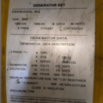 Caterpillar 3512 Standby Diesel Generator