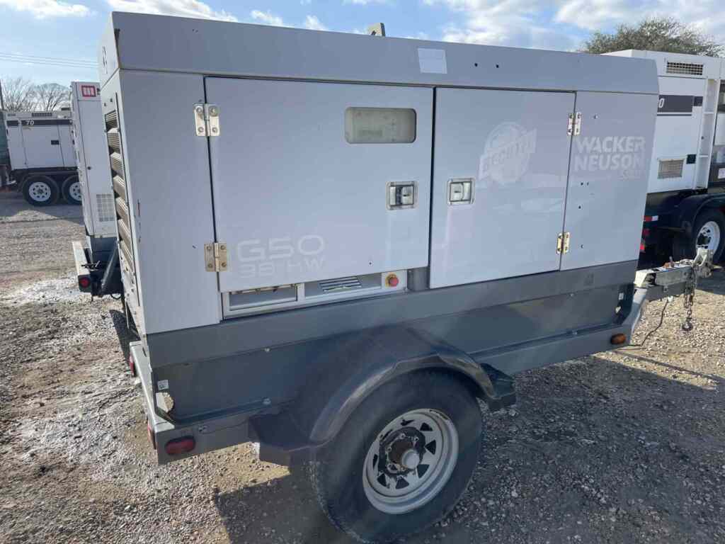 Wacker Neuson G50 Trailer Mounted Diesel Generator