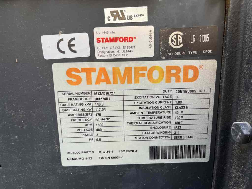 Triton 100kW Standby Natural Gas Generator