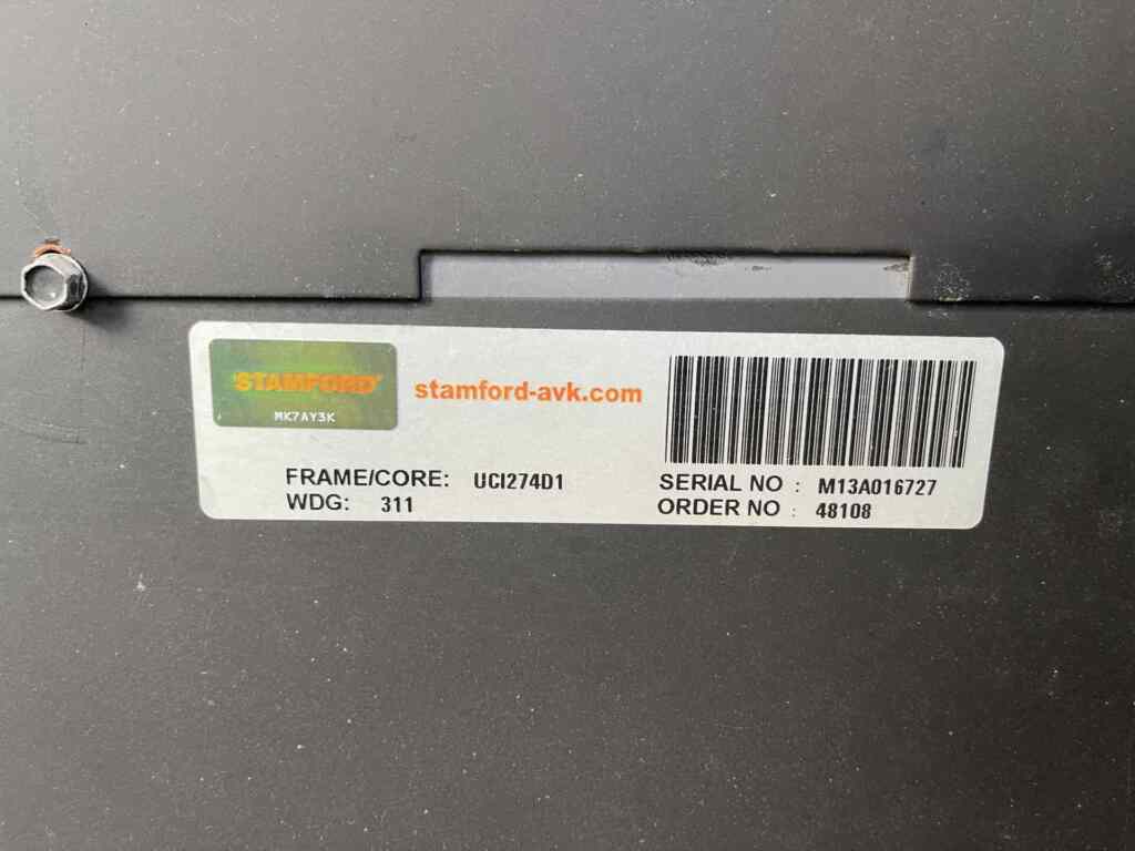 Triton 100kW Standby Natural Gas Generator