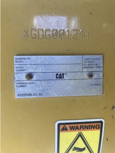 Caterpillar C27 Standby Diesel Generator