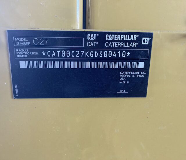 Caterpillar C27 Standby Diesel Generator