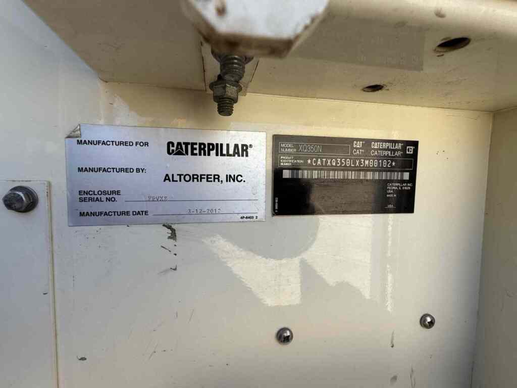 Caterpillar XQ350 Trailer Mounted Diesel Generator