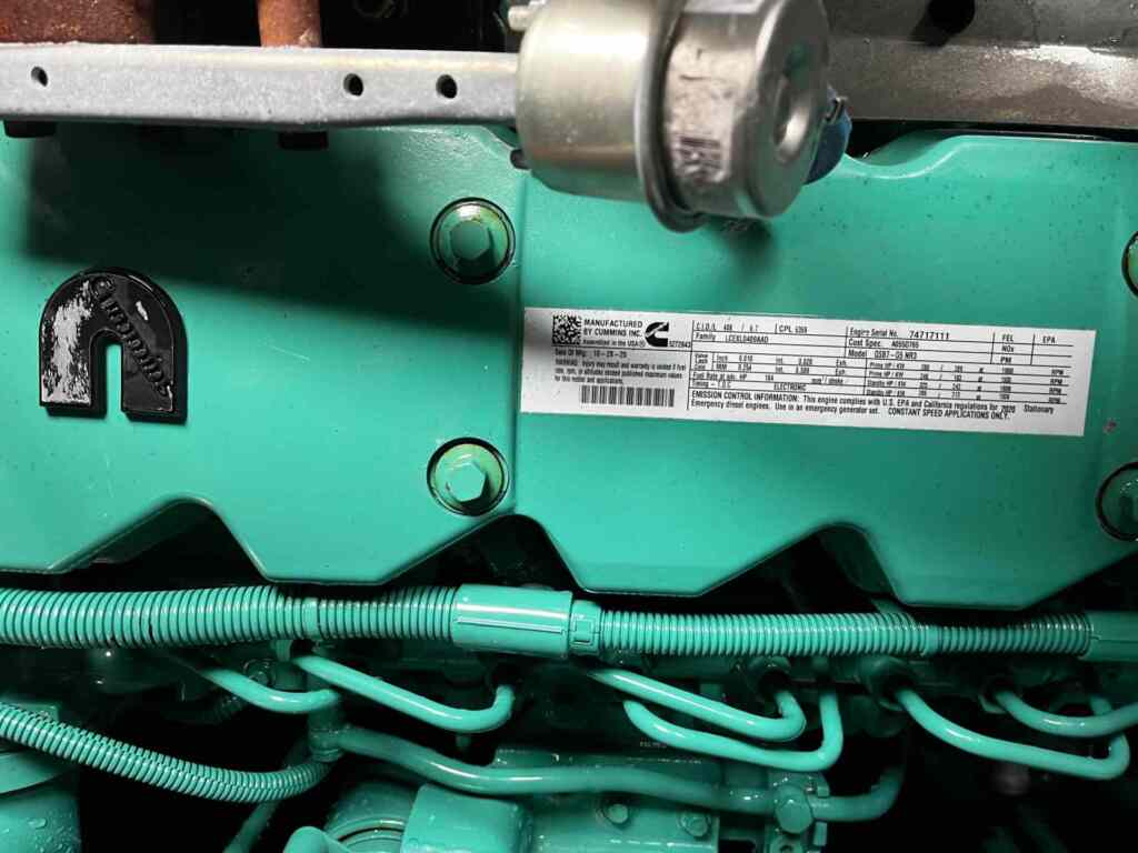 Cummins C150D6D Standby Diesel Generator - Tier 3