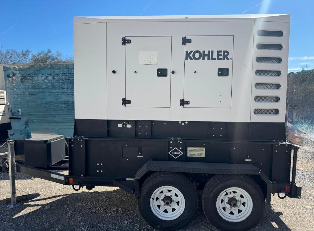 Kohler 125REZGT Trailer Mounted Natural Gas Generator