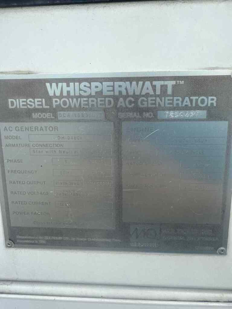 Multiquip DCA45SSIU4F Trailer Mounted Diesel Generator